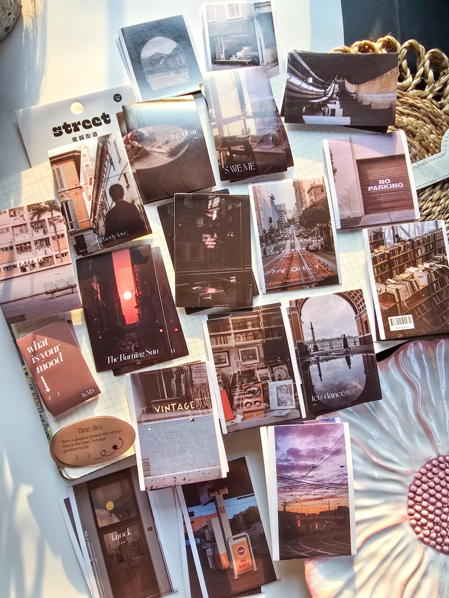 TZB-0529 Paper Sticker| Street | 40 pcs