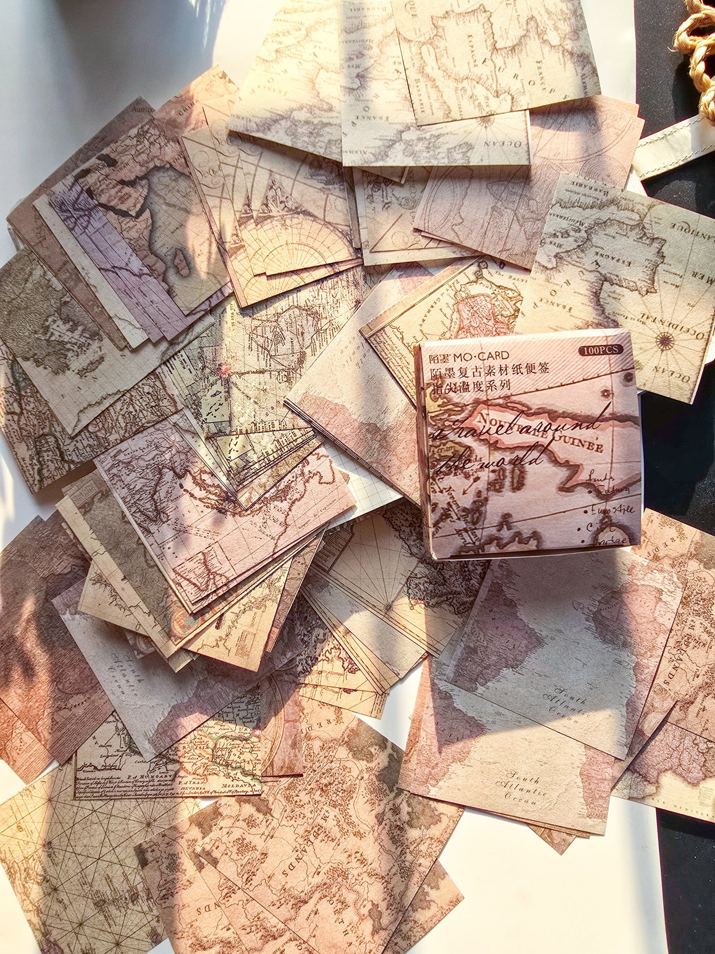 Mmk12E014 Journal Material Paper Map Collection | Paper Pack 100 pcs