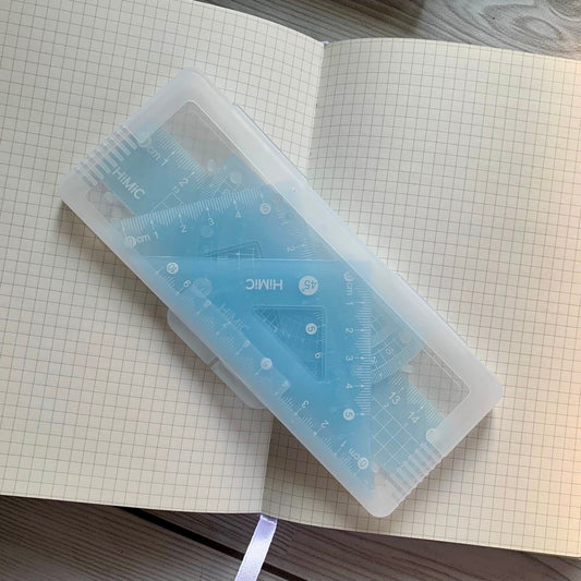 HMC9027 Ruler Set of 5 | Blue | Geometry Box
