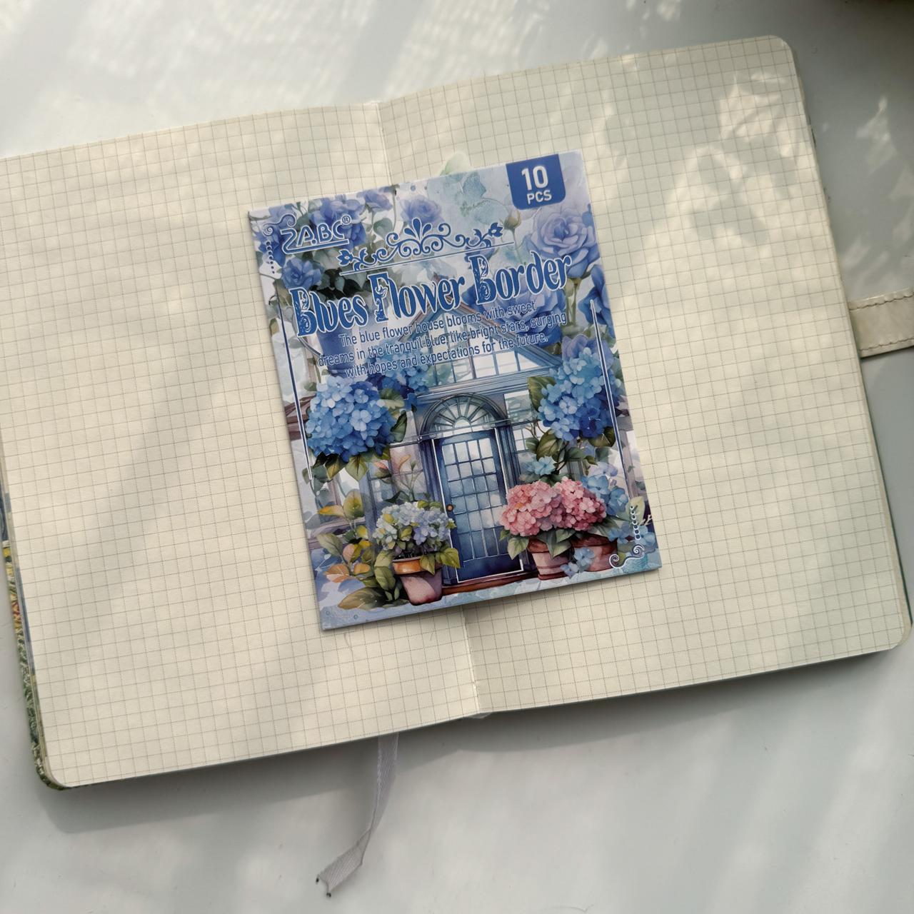 SZHJ605 - sticker pack Flower Path series of creative retro garden landscaping hand account material stickers 10