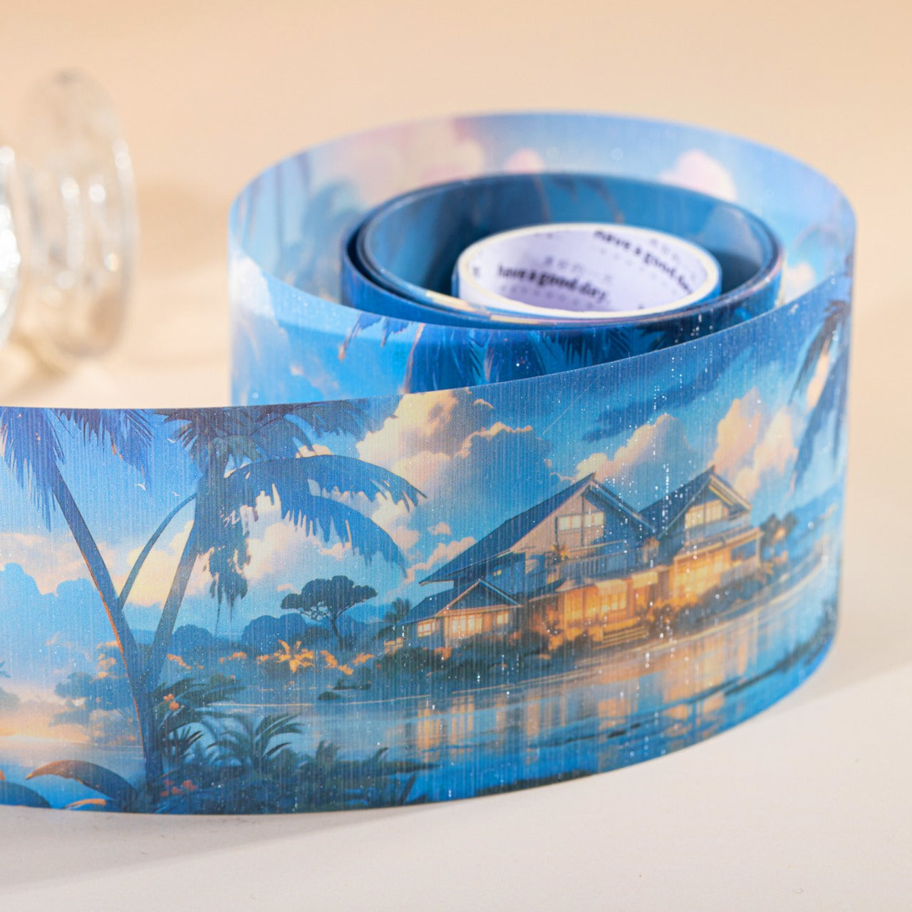 MHD-TYMJ005- Scenery Theme Translucent PET Sticker Roll