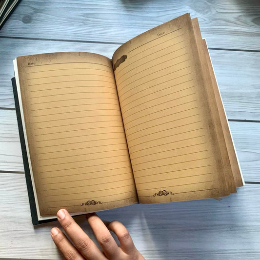 Bird with stone Premium Notebook | Diary |  copper