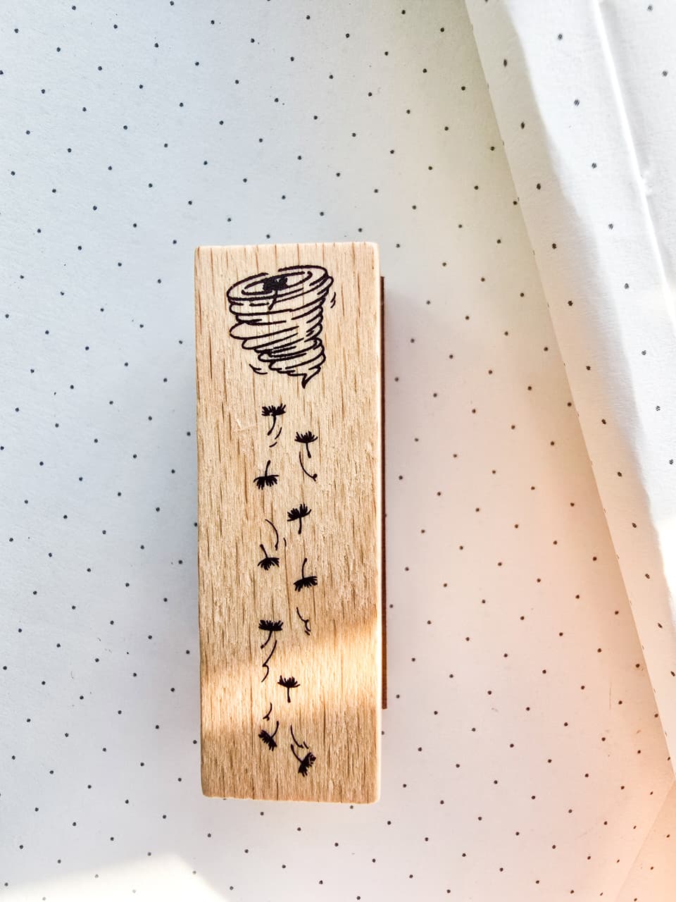 Myqs202-3 Wooden Stamp Weather