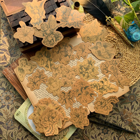 TS06G188 Candy Poetry Retro Paper Cutout 40Pc