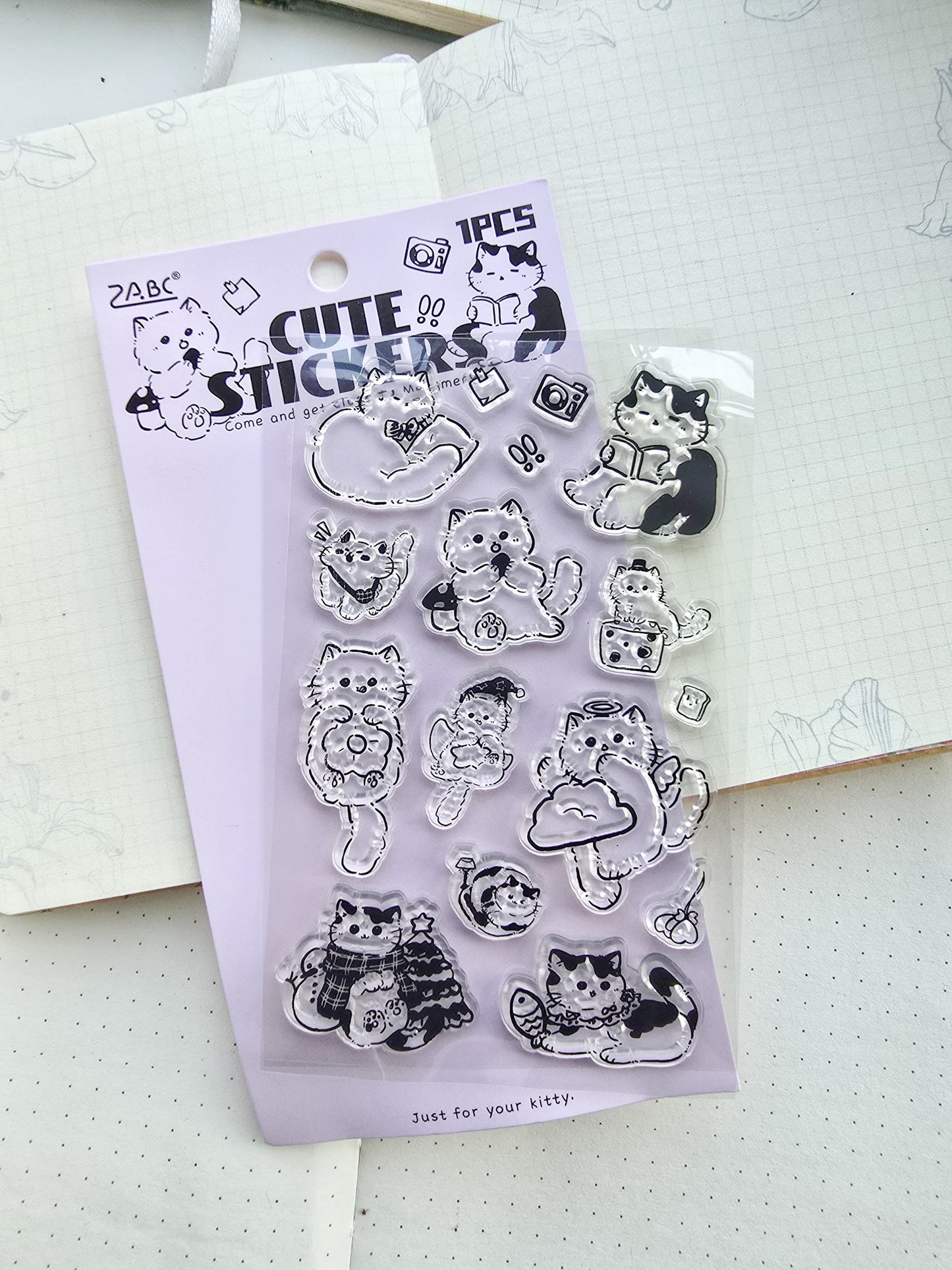 Ymhh403 Clear Stamp Cat Planner | 95*150mm