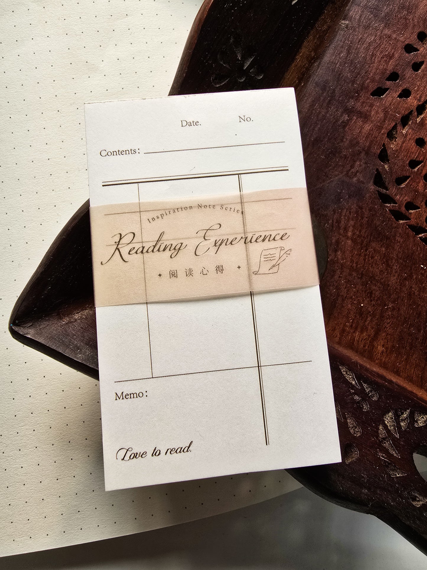 MMK05H091 Journal paper| Metarial Paper Vintage Paper |Reading Experience| 30 pcs