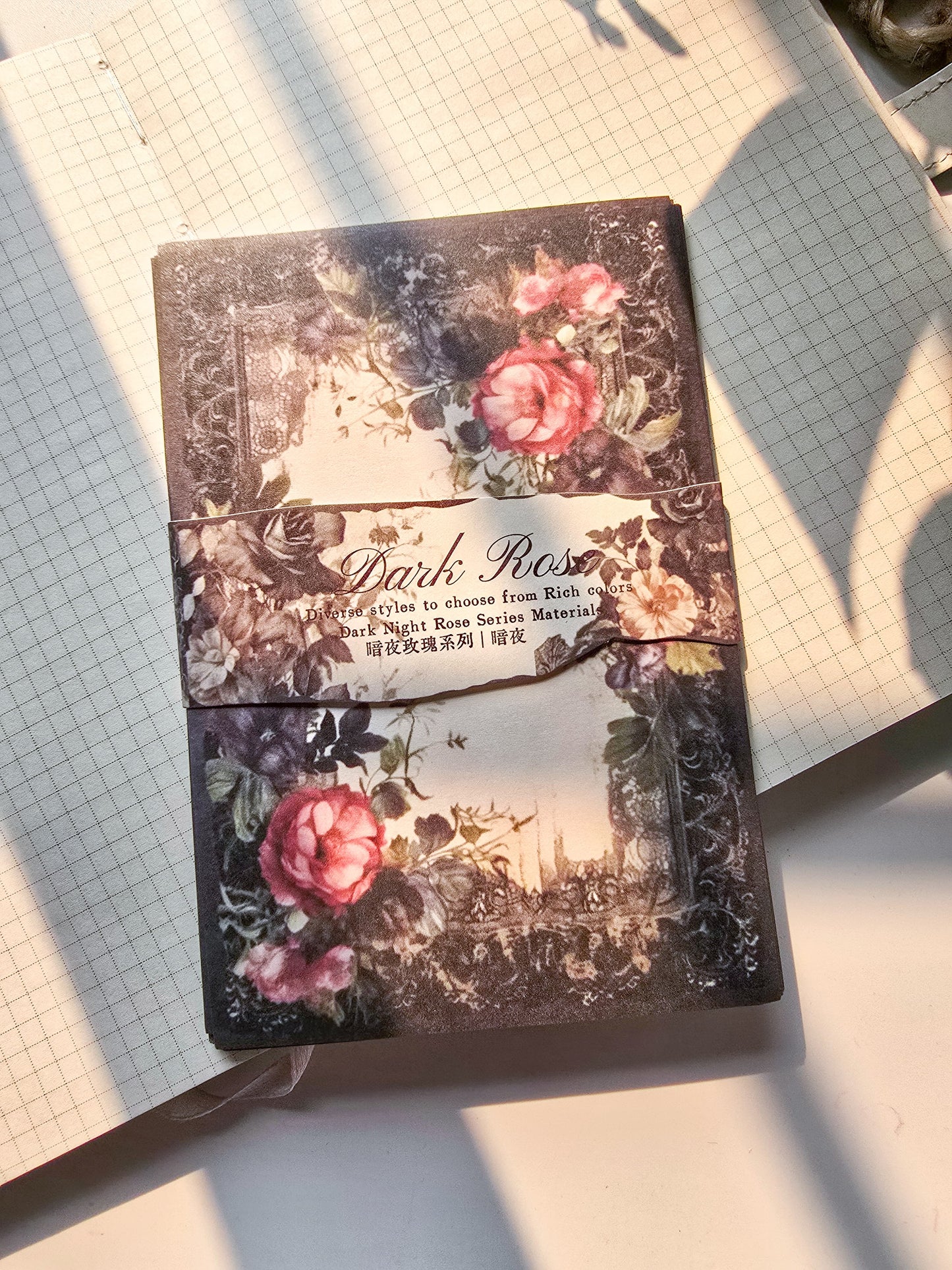 Mg00036 Dark Rose Series Paper Sheet 95*140Mm 30Pc