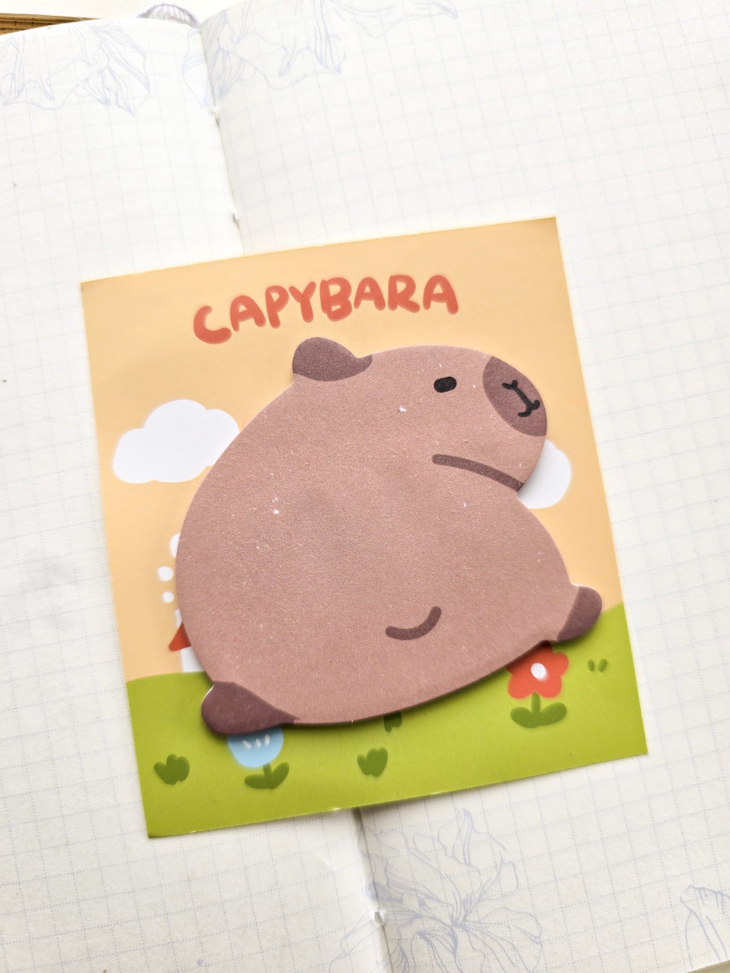 Gshs2485 Cute Capybara Sticky Notes | 30 pcs