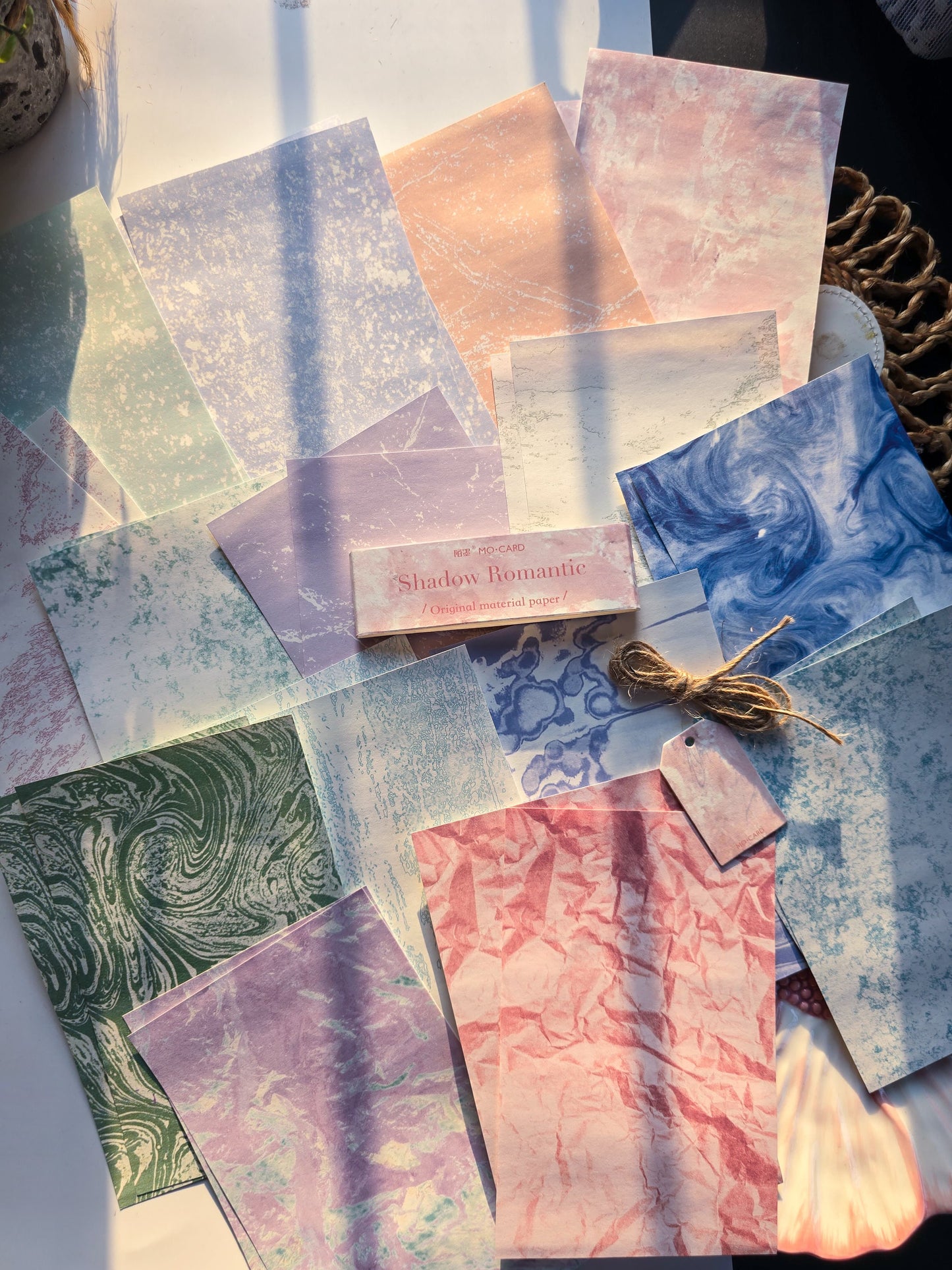 MMK12F114 Material Paper Journal paper| Shadow Romantic | 30 pcs