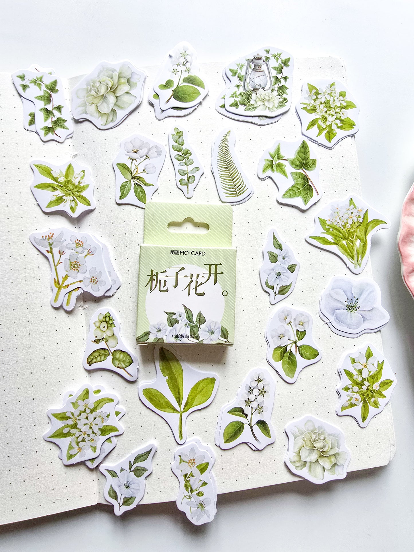 MMK04D019 Paper sticker Pack Flower & Leaf sticker | 46 pcs
