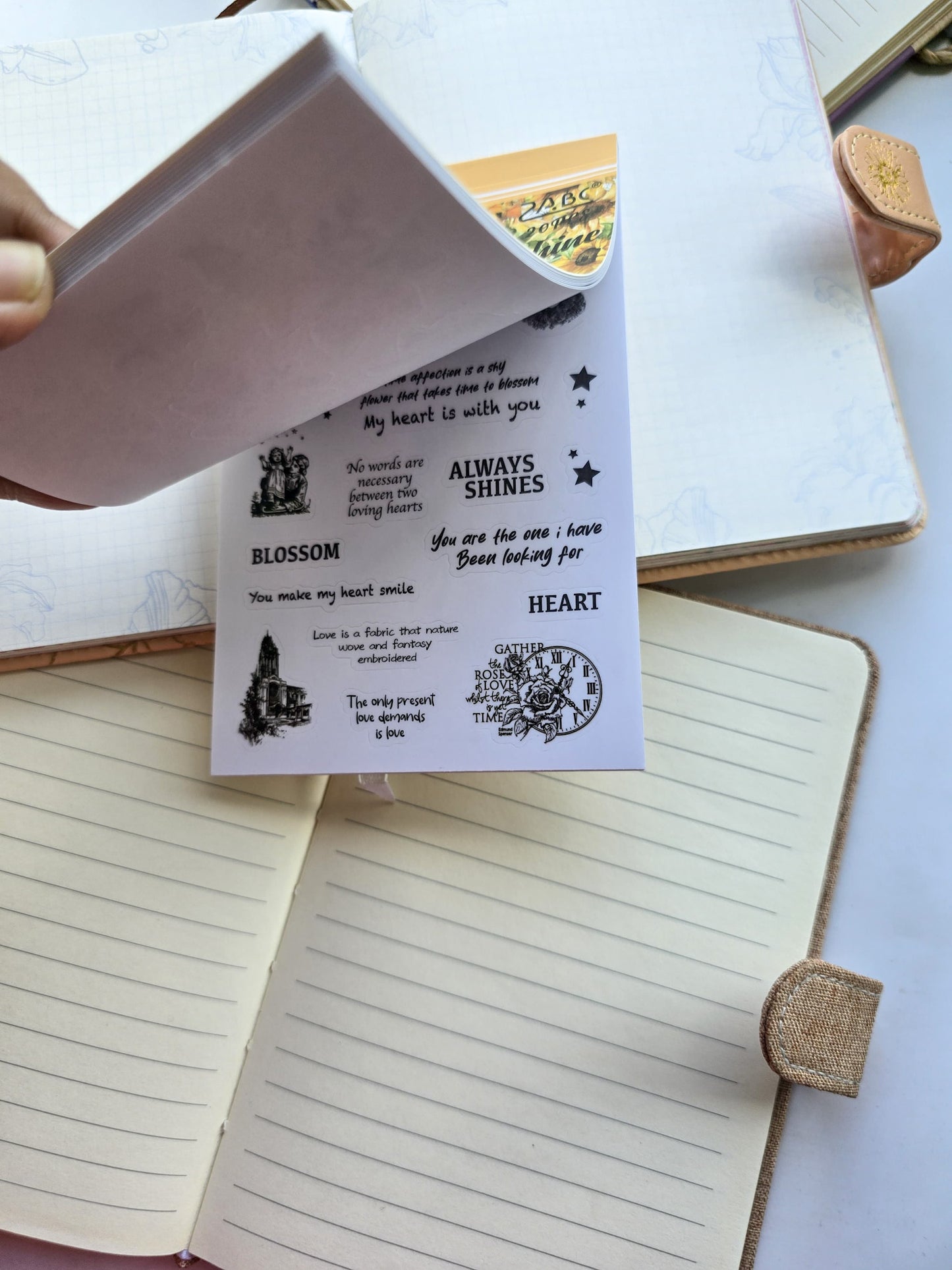Smjsg404 Paper Sticker Book | Kintoki Warm Sunshine | 20 Pages 100*145mm PreCut Sticker