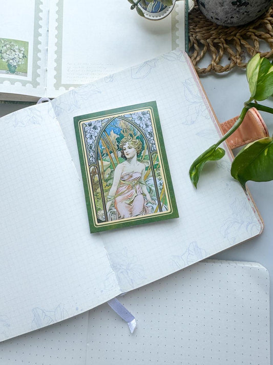 MHD-MXSN002-Vintage Character Transparent Stickers | 5 Designs 2 Each | 10 Stickers Total