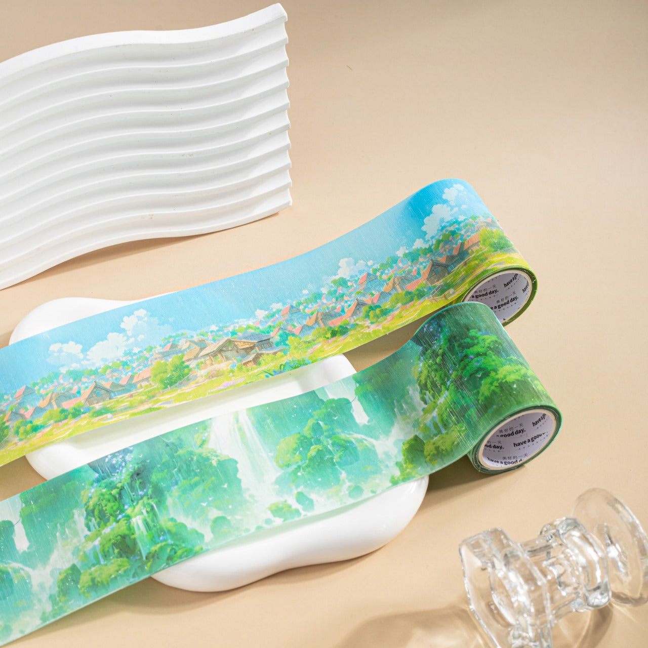 MHD-TYMJ002- Forest Theme Translucent PET Sticker Roll