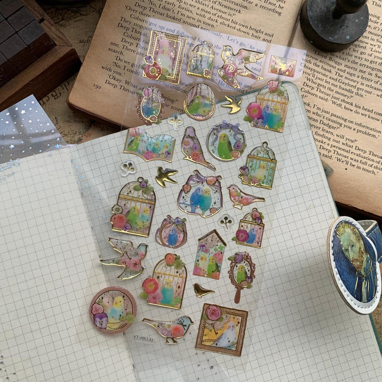 YTHK131 Lunar Tears 3d Foiled Sticker | 1 sheet