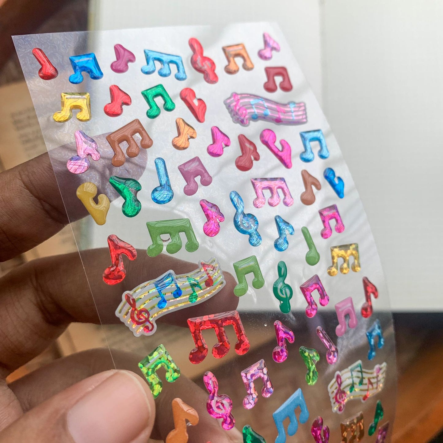 SLAYB - 3D Decorative Stickers Music | 1 sheet