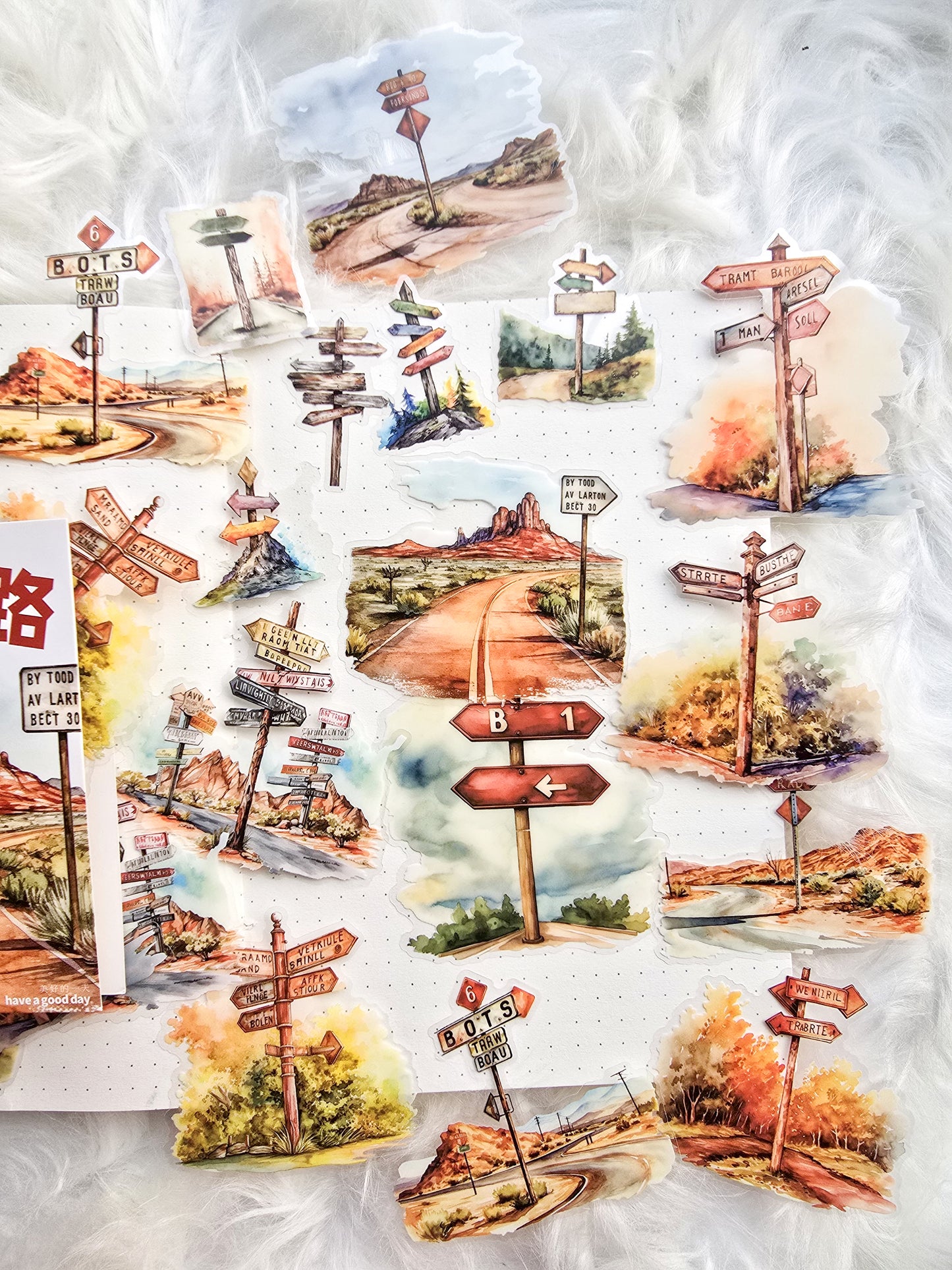 Mhdlxgl003 | G2 | Travel Highway Pet Transparent Travel Sticker | 15*2 30 pcs