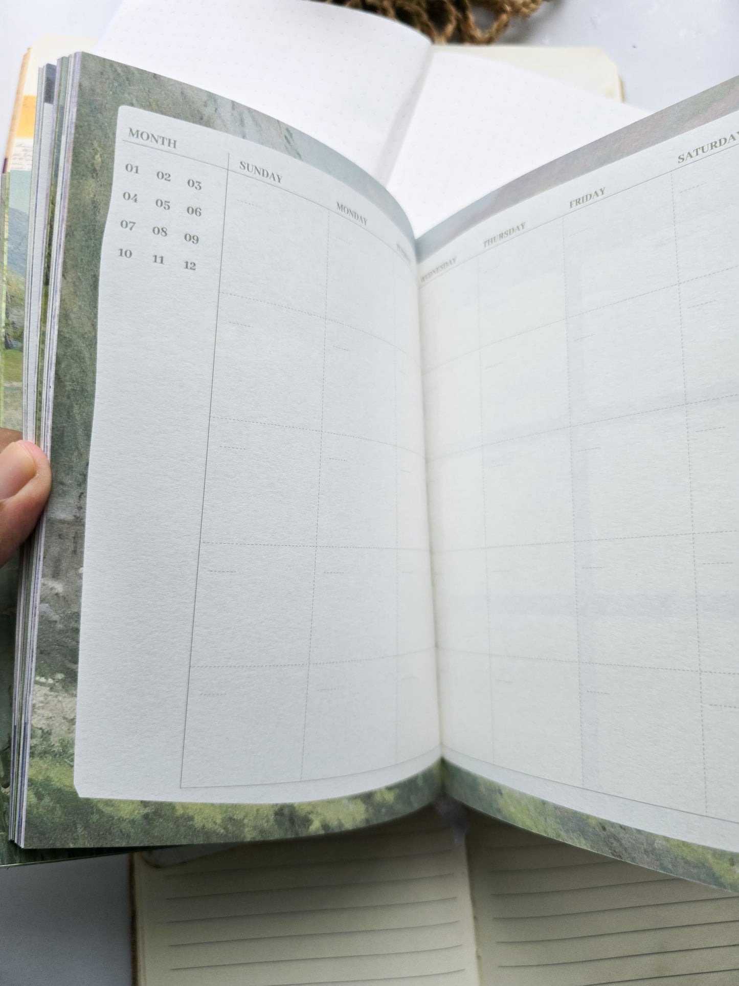 Vintage Style Diary | Quiet Garden 12.8*18.6 cm 128 pages