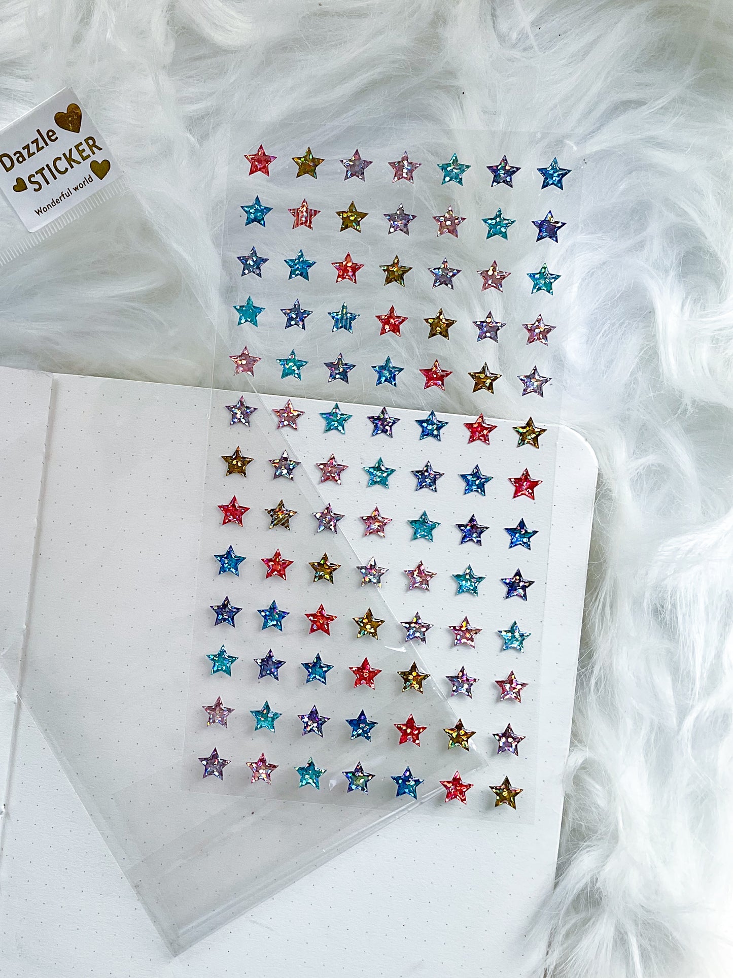 ZW-BQ1-8| Dazzle Sticker | 3D | Starts Sticker |