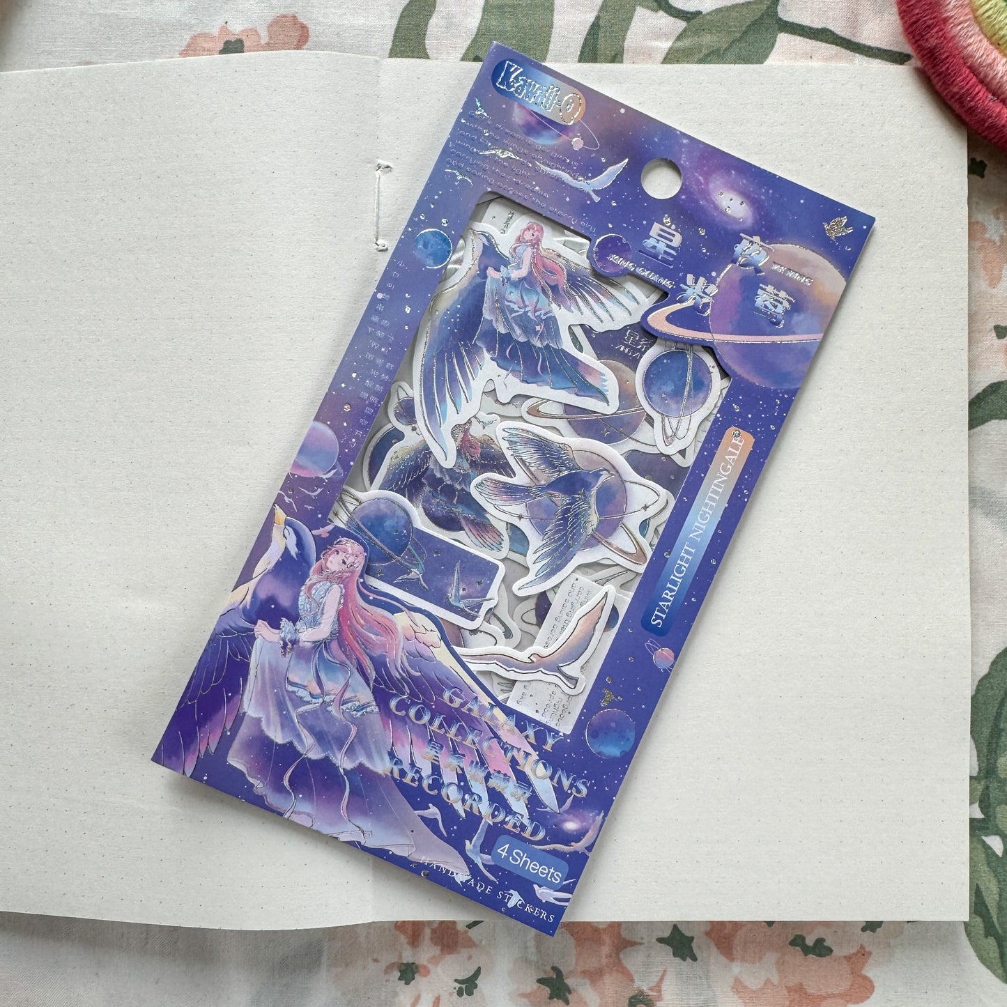 KQ238-11 - Kawaii Decorative Sticker 4 sheets in 1 pack