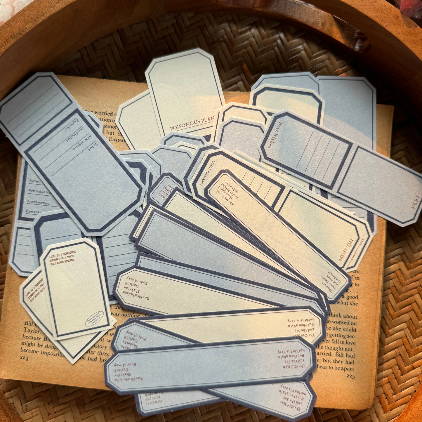 BQ2308DDI - a Diy Journal Ink Story Paper 40Pcs
