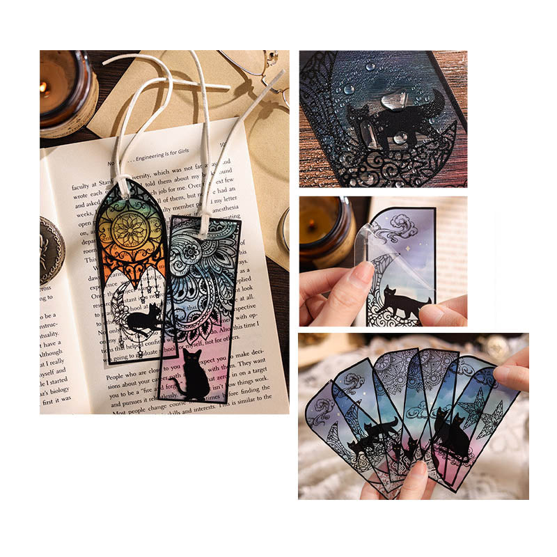 CCXM606 - bright star meow series of books pet bookmarks small gift ideas senior sense