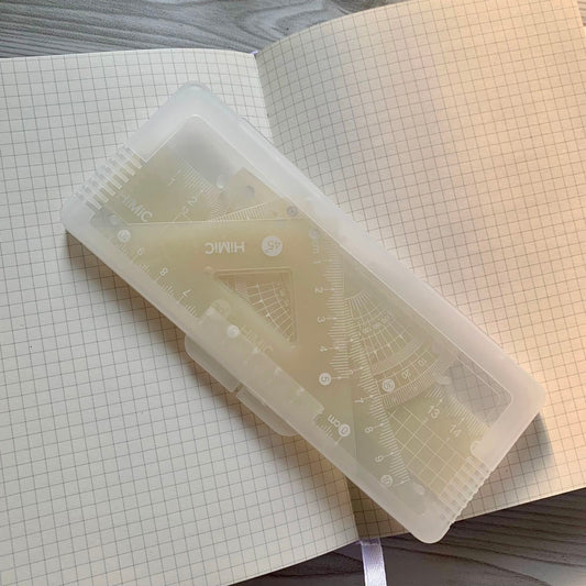 HMC9027 Ruler Set of 5 | Yellow | Geometry Box