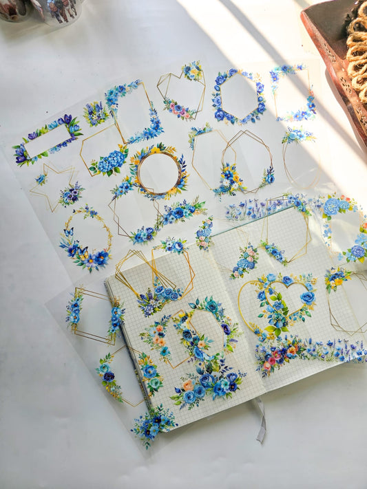 CHHM601 - Flat posting paper fleeting pictorial series retro cutting film stamping hand account creative sticker diy