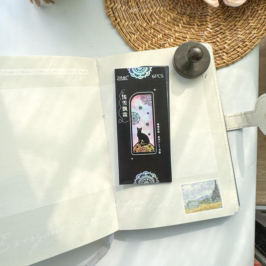 CCXM604 - bright star meow series of books pet bookmarks small gift ideas senior sense