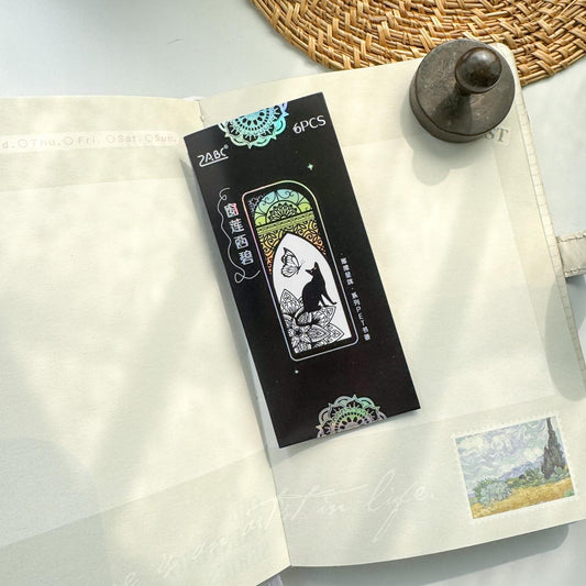 CCXM605 - bright star meow series of books pet bookmarks small gift ideas senior sense