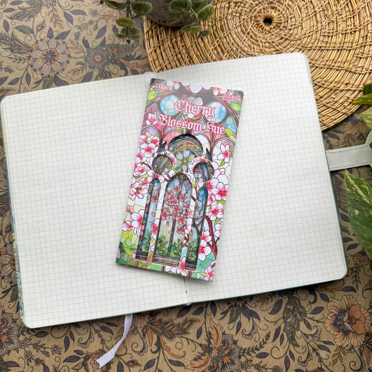 CJHS604 - sticker window Jing color series laser retro hand curtain waterproof PET material sticker