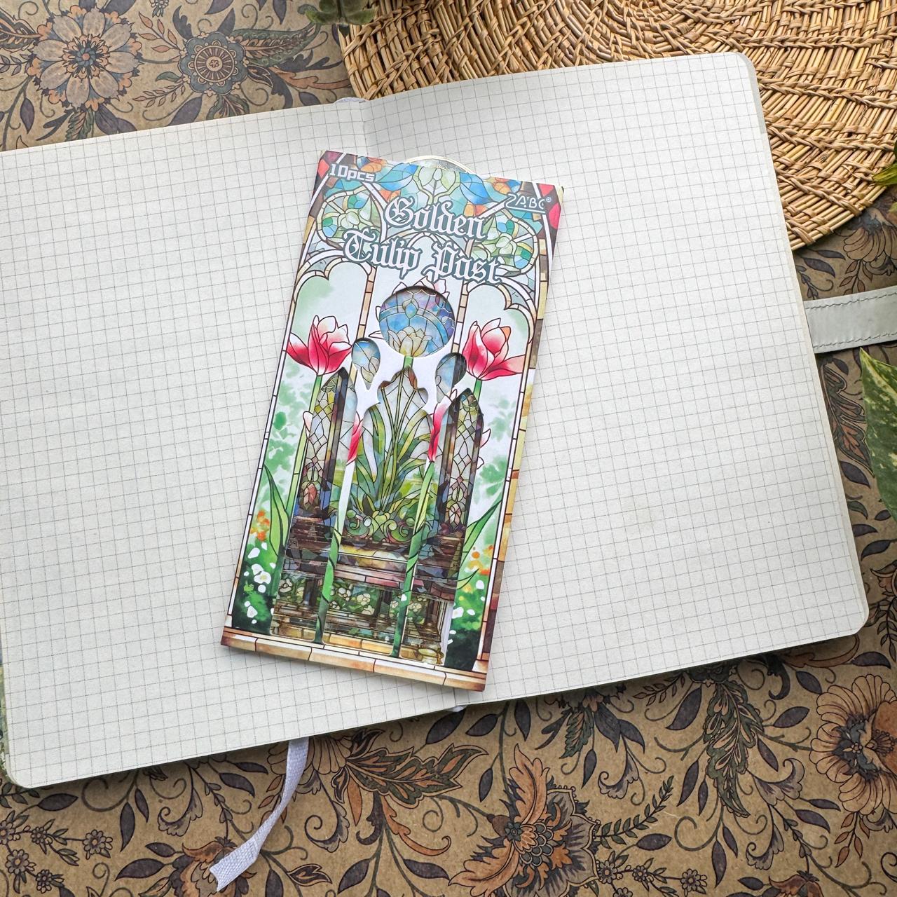 CJHS605 - sticker window Jing color series laser retro hand curtain waterproof PET material sticker