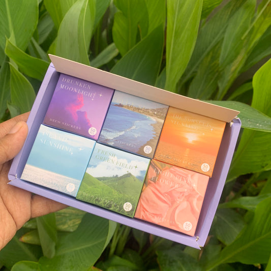 KQ1026SH Paper Sticker Box (6 boxes inside ) TOTAL 300 Stickers