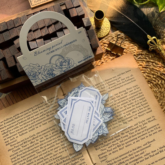 MHD006 Blooming Flower Sticker 76*80Mm 40Pc