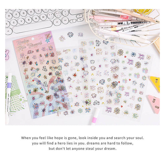 DMXH404 - sticker bag retro recycling set series hand account material mobile phone box creative stickers