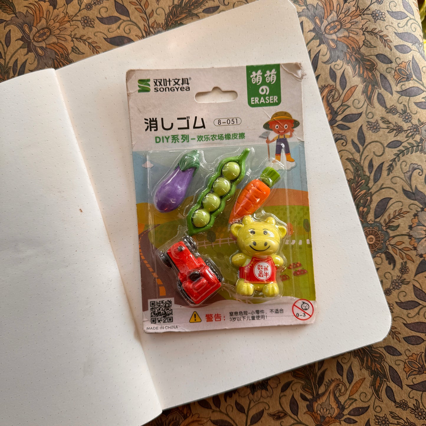Fancy Erasers Vegetable set