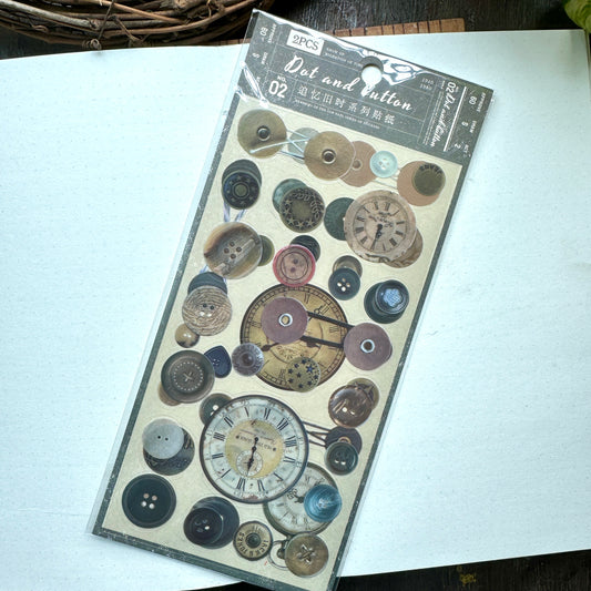 Mg044-0048 Journaling Sticker 2 Sheet