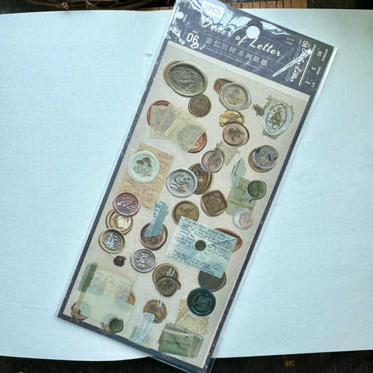 Mg044-0052 Journaling Sticker 2 Sheet