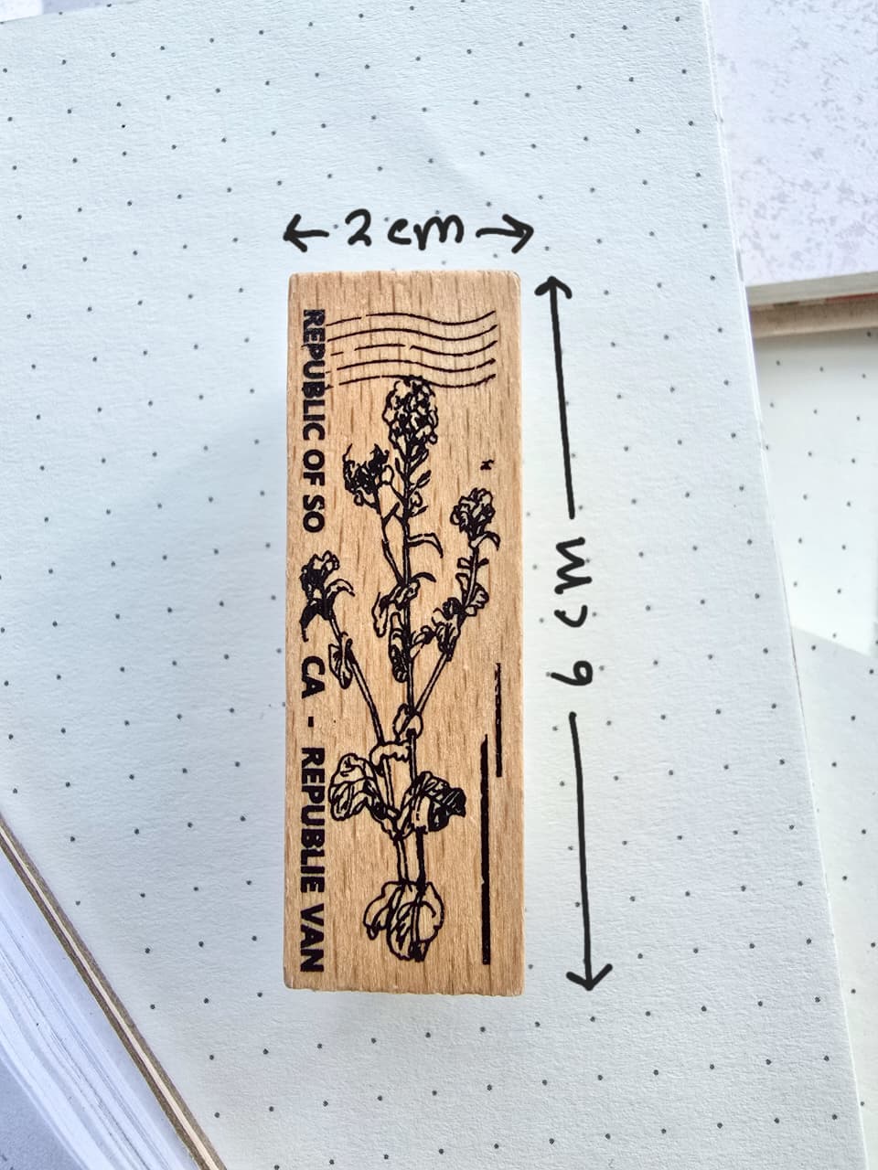 FHTY-2-02 Wooden Stamp
