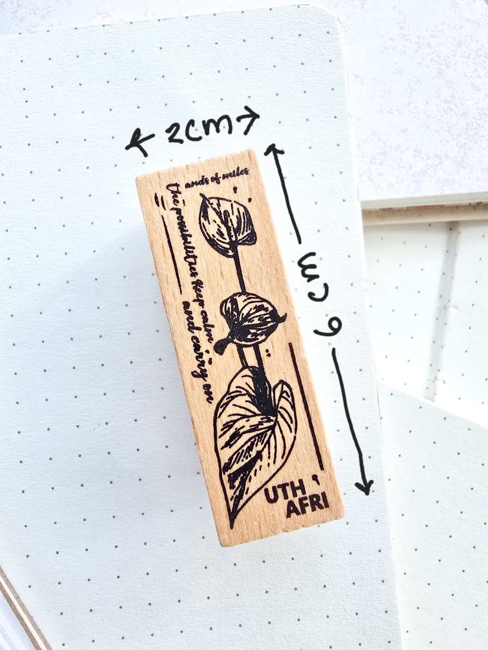 FHTY-2-02 Wooden Stamp