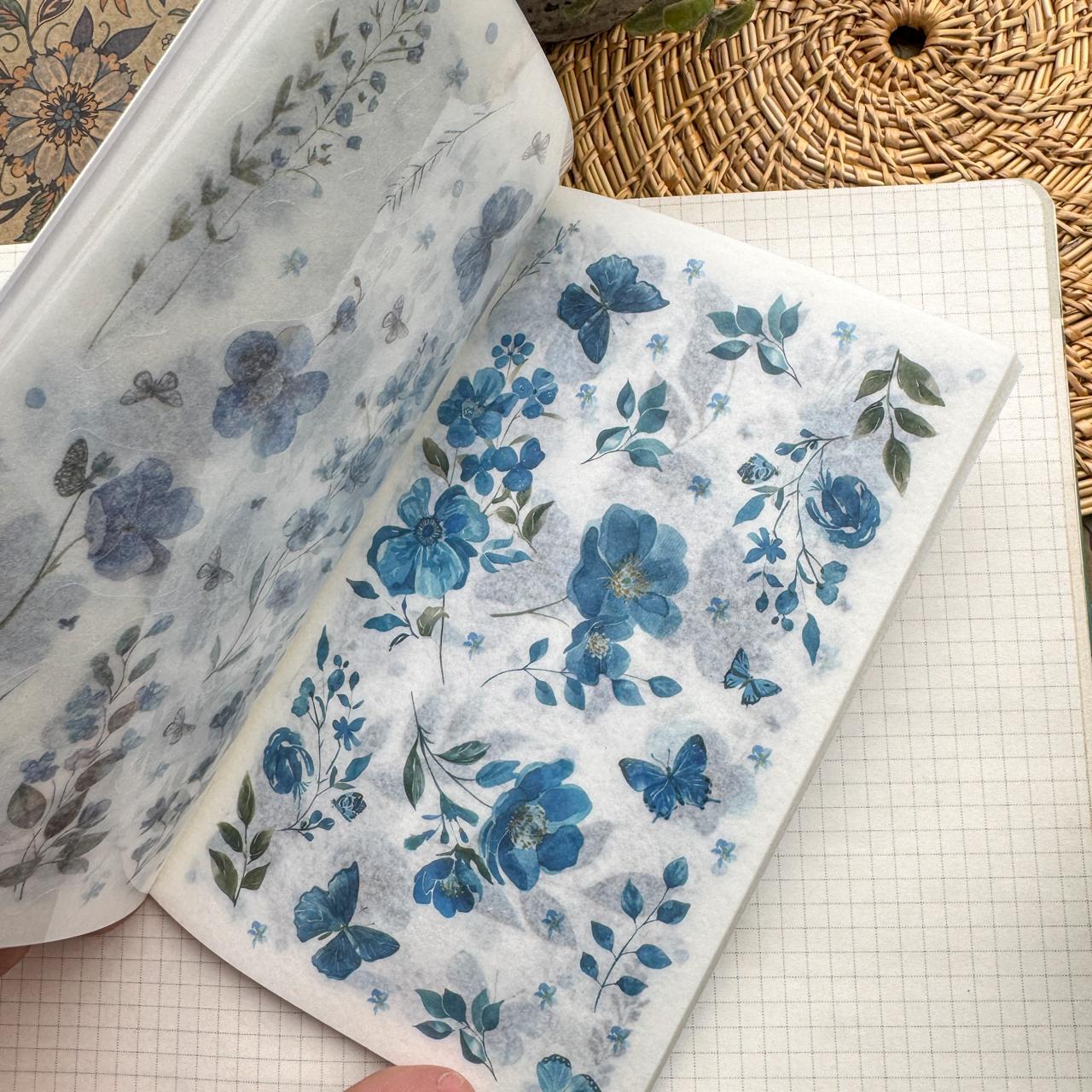 FHYX803 - sticker book Flower image series Large quantity die-cut stickers Retro material creative stickers