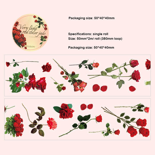 FYSZ602 -Sticker Roll| tape pitching posture series landscape cutting film hand account waterproof pet tape hand account sticker rolls