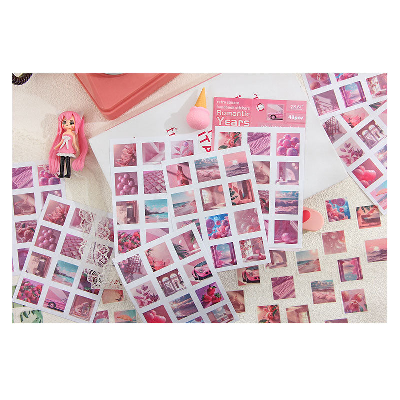 GSSHB601 - sticker light color life book hand account sticker bag ins wind hand account material cutting film creative sticker