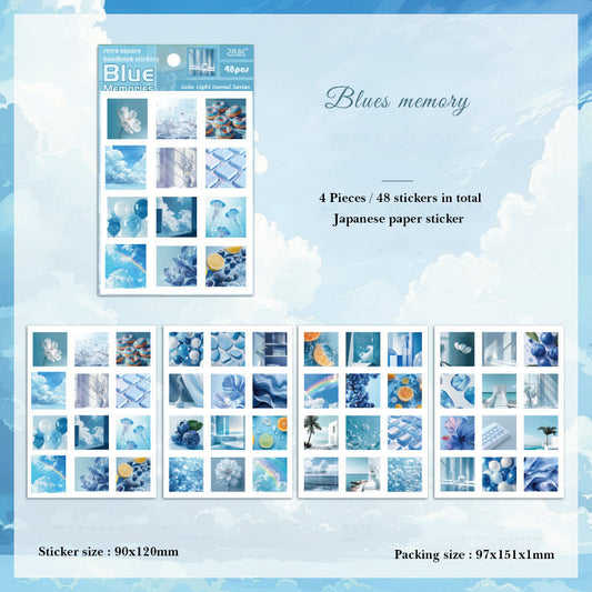 GSSHB605 - sticker light color life book hand account sticker bag ins wind hand account material cutting film creative sticker