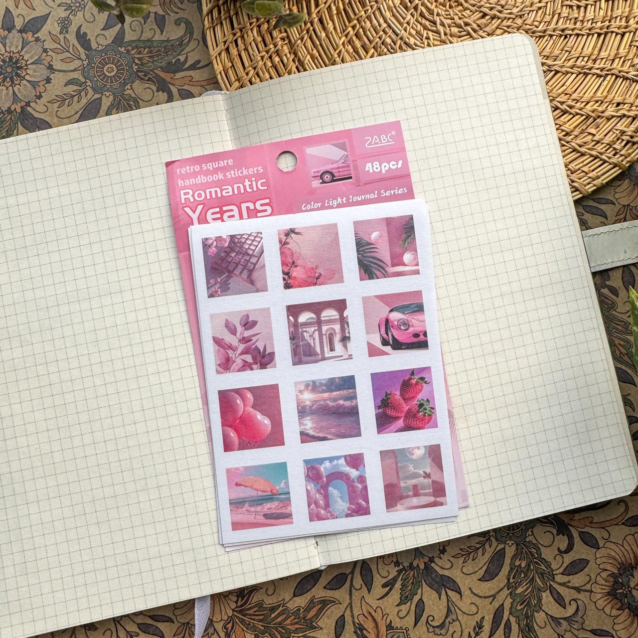 GSSHB601 - sticker light color life book hand account sticker bag ins wind hand account material cutting film creative sticker