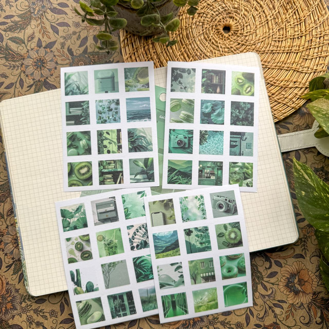 GSSHB604 - sticker light color life book hand account sticker bag ins wind hand account material cutting film creative sticker