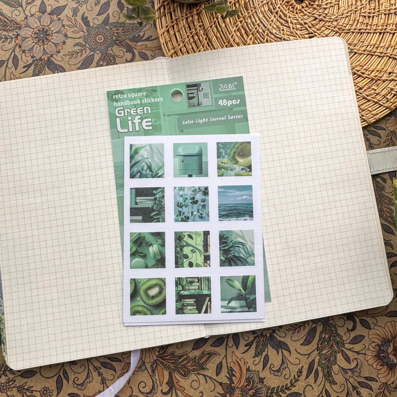GSSHB604 - sticker light color life book hand account sticker bag ins wind hand account material cutting film creative sticker