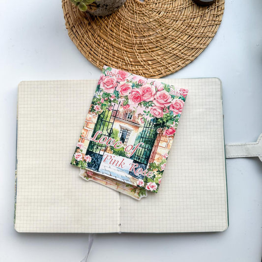 HYMY603 - stickers garden dream series retro and paper handbook material stickers DIY creative stickers