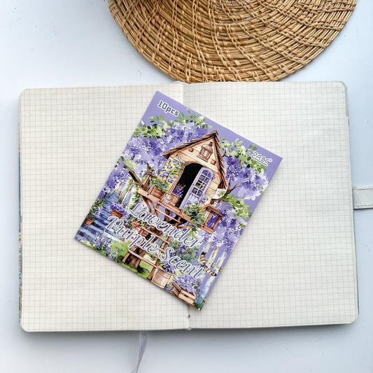 HYMY605 - stickers garden dream series retro and paper handbook material stickers DIY creative stickers