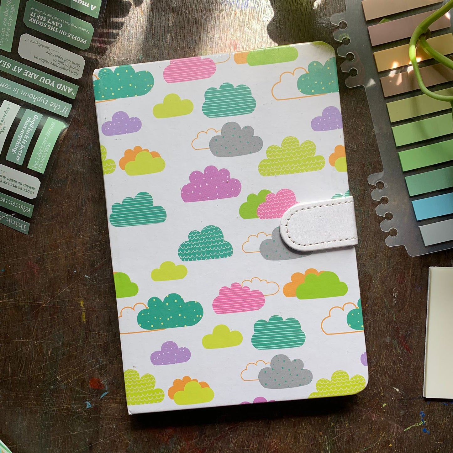 Magnetic Notebook A5 Ruled Paper Natural Shade| Pages 256(128*2)| NC32K022