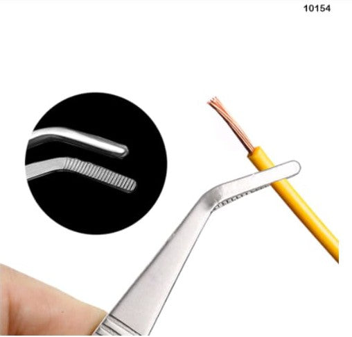 10154 Tweezers Stainless Steel Straight